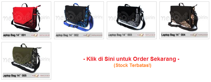 Tas Laptop Batik Gaul Limited Edition – Sambut Tahun Baru 2012