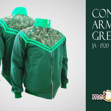 Mau Bergaya Sporty dan Gaul? Pakai Jaket Batik Cont Army Green