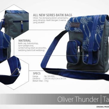 Oliver Sling Bag, Tas Batik Elegant untuk Pria Modern