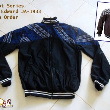 Custom Order Jaket Edward JA-1933 – Batik Parang Tuding Biru