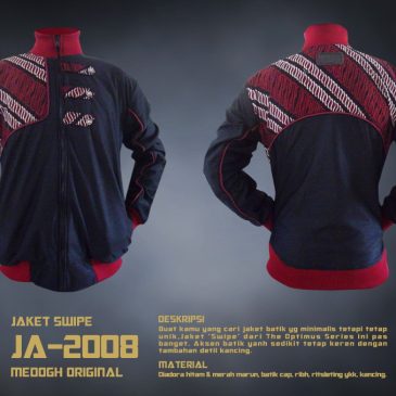 Jaket Minimalis dengan Aksen Kancing Unik pada Jaket Swipe JA-2008